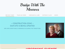 Tablet Screenshot of bridgewiththemonroes.com